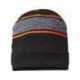 CAP AMERICA RKV12 USA-Made Variegated Striped Cuffed Beanie