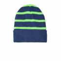 Sport-Tek STC31 Striped Beanie with Solid Band