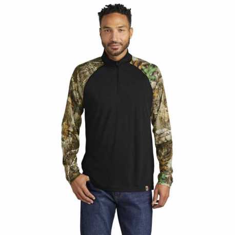 Russell Outdoors RU152 Realtree Colorblock Performance 1/4-Zip