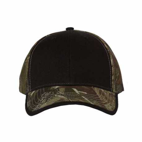 Kati LC102 Solid Front Camo Back Cap