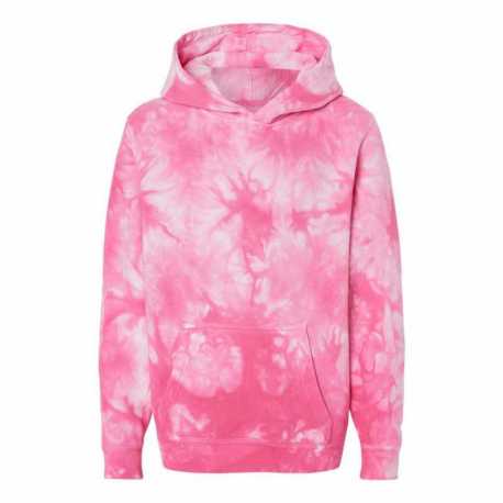 Independent Trading Co. PRM1500TD Youth Midweight Tie-Dyed Hooded Sweatshirt