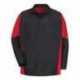 Red Kap SY10T Long Sleeve Automotive Crew Shirt - Tall Sizes