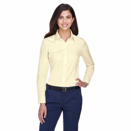 Devon & Jones D630W Ladies Crown Collection Solid Oxford Woven Shirt