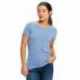 US Blanks US222 Ladies Short-Sleeve Triblend Crew