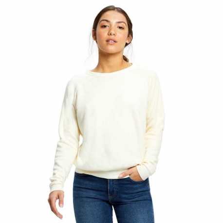 US Blanks US238 Ladies Raglan Pullover Long Sleeve Crewneck Sweatshirt