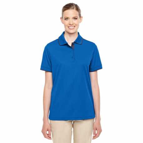 Core365 78222 Ladies Motive Performance Pique Polo with Tipped Collar