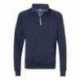 J America 8869 Triblend Quarter-Zip Sweatshirt