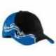 Port Authority C859 Colorblock Racing Cap with Flames