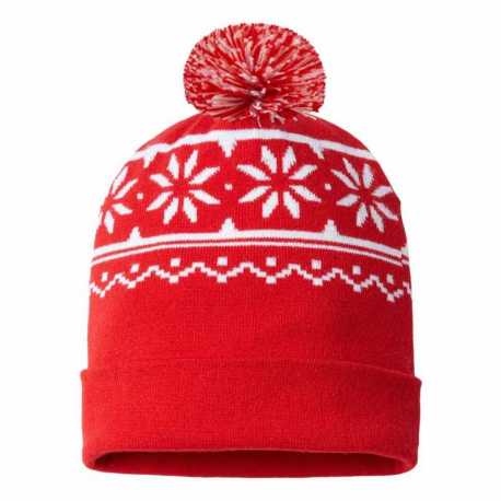 CAP AMERICA RKF12 USA-Made Snowflake Beanie