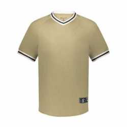 Holloway 221221 Youth Retro V-Neck Baseball Jersey