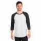 Next Level Apparel 6051 Unisex Triblend Three-Quarter Sleeve Raglan