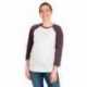 Next Level Apparel 6051 Unisex Triblend Three-Quarter Sleeve Raglan