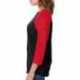 Next Level Apparel 6051 Unisex Triblend Three-Quarter Sleeve Raglan