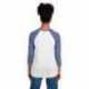 Next Level Apparel 6051 Unisex Triblend Three-Quarter Sleeve Raglan