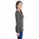 LAT LA3538 Ladies Long Sleeve Fine Jersey Lace-Up T-Shirt