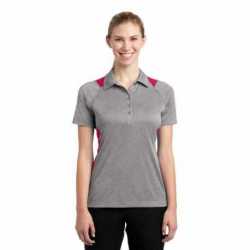 Sport-Tek LST665 Ladies Heather Colorblock Contender Polo