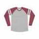 LAT 6934 Men's Gameday Mash-Up Long Sleeve Fine Jersey T-Shirt