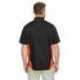 Harriton M586T Men's Tall Flash IL Colorblock Short Sleeve Shirt