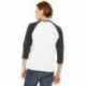 Bella + Canvas BC3200 Unisex 3/4-Sleeve Baseball Tee