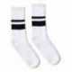 SOCCO SC100 USA-Made Striped Crew Socks