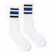 SOCCO SC100 USA-Made Striped Crew Socks