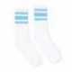 SOCCO SC100 USA-Made Striped Crew Socks