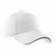 Port Authority C830 Sandwich Bill Cap with Striped Closure