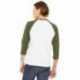 Bella + Canvas BC3200 Unisex 3/4-Sleeve Baseball Tee