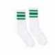 SOCCO SC100 USA-Made Striped Crew Socks