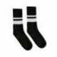 SOCCO SC100 USA-Made Striped Crew Socks