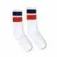 SOCCO SC100 USA-Made Striped Crew Socks