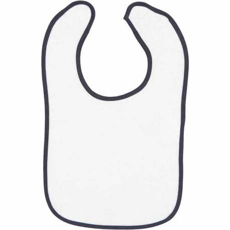 Rabbit Skins 1003 Infant Contrast Trim Terry Bib