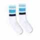 SOCCO SC100 USA-Made Striped Crew Socks