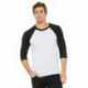 Bella + Canvas 3200 Unisex Three-Quarter Sleeve Baseball T-Shirt