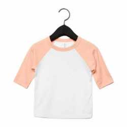 Bella + Canvas 3200T Toddler Three-Quarter Sleeve Baseball T-Shirt