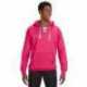 J America JA8830 Adult Sport Lace Hooded Sweatshirt