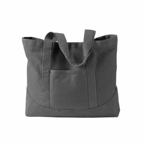 Authentic Pigment 1904 Pigment-Dyed Large Canvas Tote