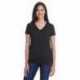 Threadfast Apparel 252RV Ladies Invisible Stripe V-Neck T-Shirt