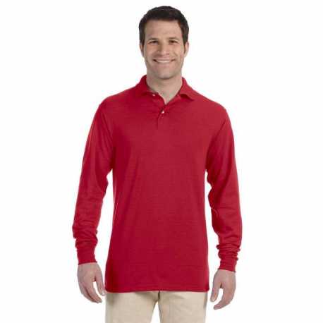 Jerzees 437ML Adult SpotShield Long-Sleeve Jersey Polo