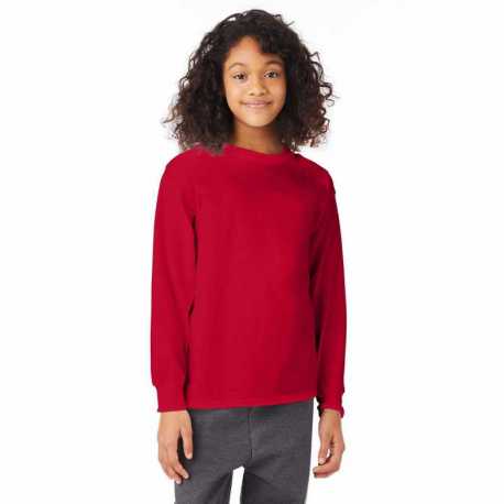 Hanes 5546 Youth Authentic-T Long-Sleeve T-Shirt