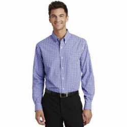 Port Authority S654 Long Sleeve Gingham Easy Care Shirt