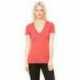 Bella + Canvas 8435 Ladies Triblend Short-Sleeve Deep V-Neck T-Shirt