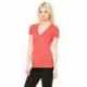 Bella + Canvas 8435 Ladies Triblend Short-Sleeve Deep V-Neck T-Shirt