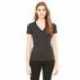 Bella + Canvas 8435 Ladies Triblend Short-Sleeve Deep V-Neck T-Shirt