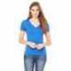 Bella + Canvas 8435 Ladies Triblend Short-Sleeve Deep V-Neck T-Shirt