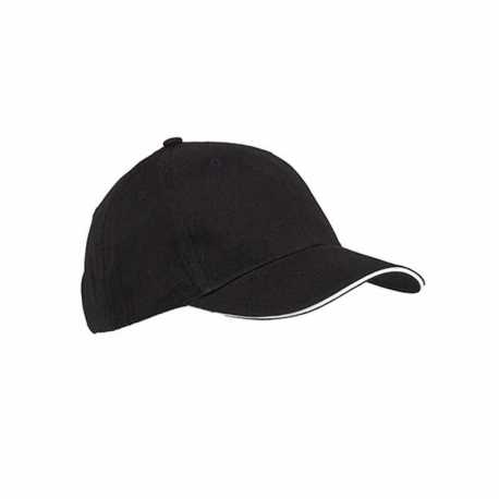 Big Accessories BX004 Twill Sandwich Baseball Cap