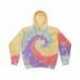 Tie-Dye CD877 Adult Tie-Dyed Pullover Hooded Sweatshirt