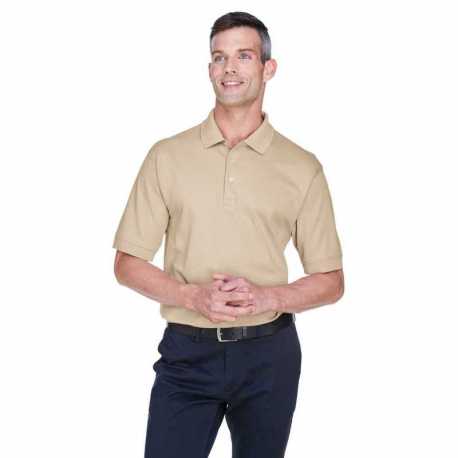 Devon & Jones D140S Men's Solid Perfect Pima Interlock Polo