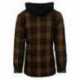 Burnside B8620 Men's Hooded Flannel Jacket