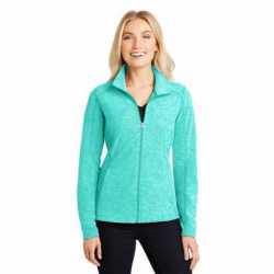 Port Authority L235 Ladies Heather Microfleece Full-Zip Jacket